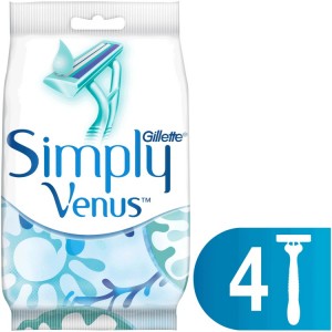 Станок для бритья одноразовый женский Gillette Simply Venus 2, 4 шт