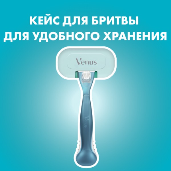 Подарочный набор Gillette Venus Бритва с 1 сменной кассетой + Чехол для бритвы