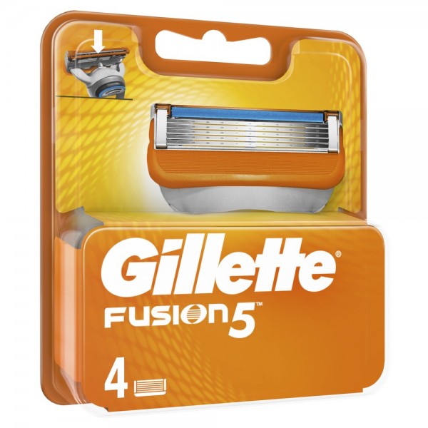 Сменные кассеты для бритья Gillette Fusion5, 4 шт