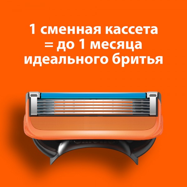 Бритвенный станок Gillette Fusion5 с 2 сменными кассетами