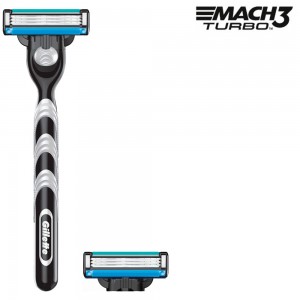 Бритвенный станок GIllette Mach3 с 2 сменными кассетами