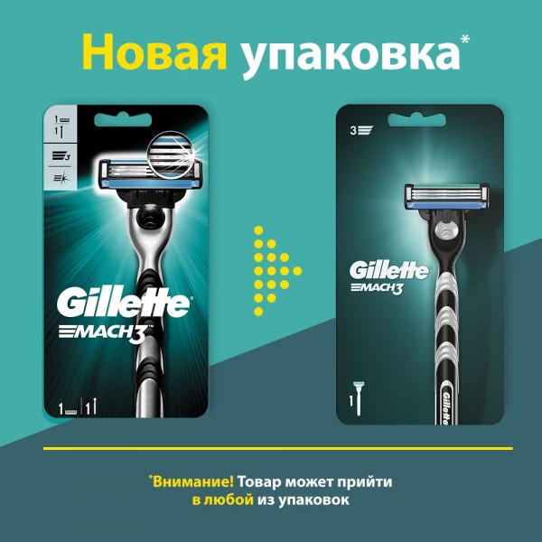 Бритвенный станок GIllette Mach3