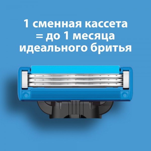 Сменные кассеты для бритья Gillette Mach3 Turbo 3D, 8 шт