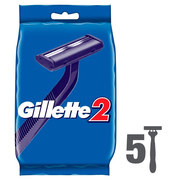 Одноразовый бритвенный станок Gillette, 5 шт
