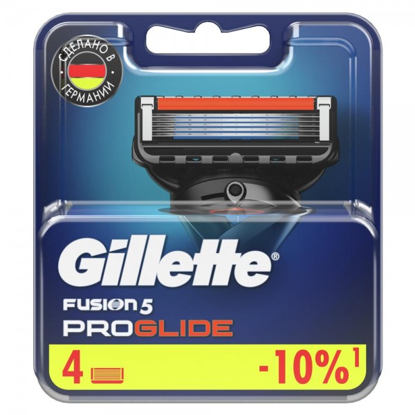 Сменные кассеты для бритья Gillette Fusion5 ProGlide, 4 шт