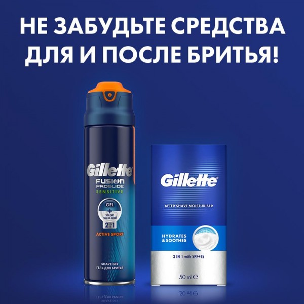 Сменные кассеты для бритья Gillette Fusion5 ProGlide, 2 шт