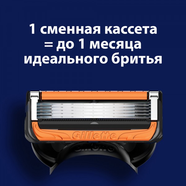 Сменные кассеты для бритья Gillette Fusion5 ProGlide Power, 6 шт